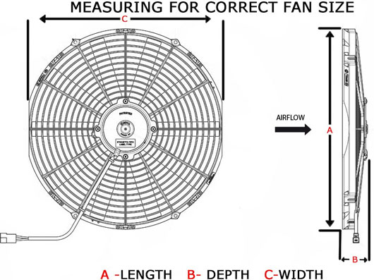 Universal electric fan SPAL 167mm - suction, 12V | 73,40 € 