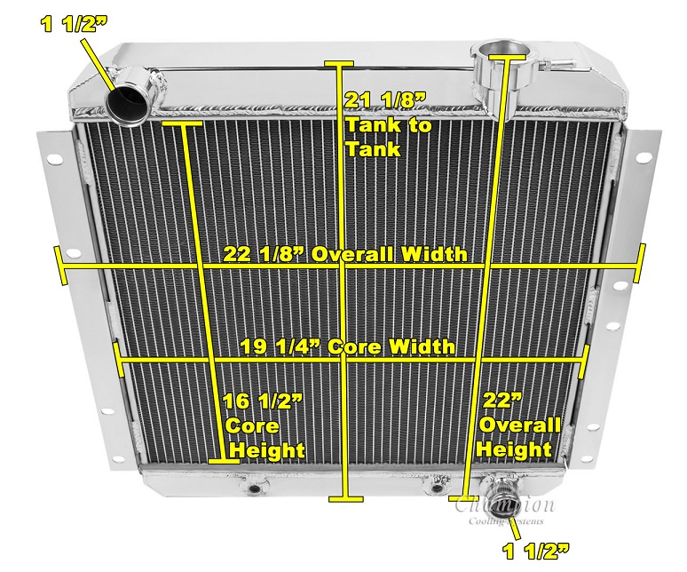 Aluminio Shroud & Ventilador de 16″ para radiador parte # 180, Fits CC180,  ec180& mc180- Champion radiadores se venden por separado. Fits – Yaxa Store