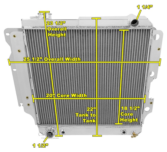 American Eagle All-Aluminum Radiator Champion Radiators